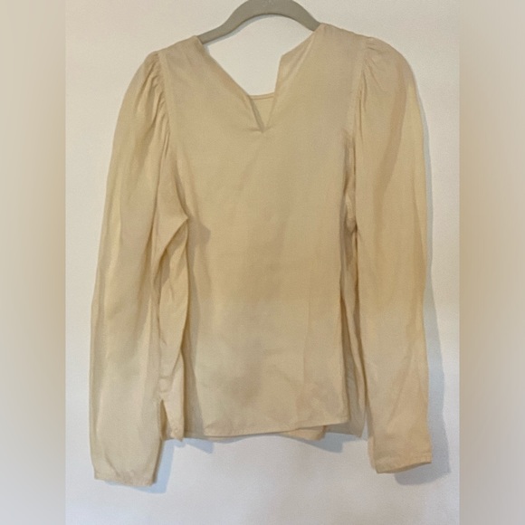 Rebecca Taylor Puff Sleeve Top Size Small - Picture 8 of 9